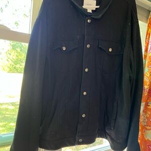 Old Navy Men's Black Shirt Jacket